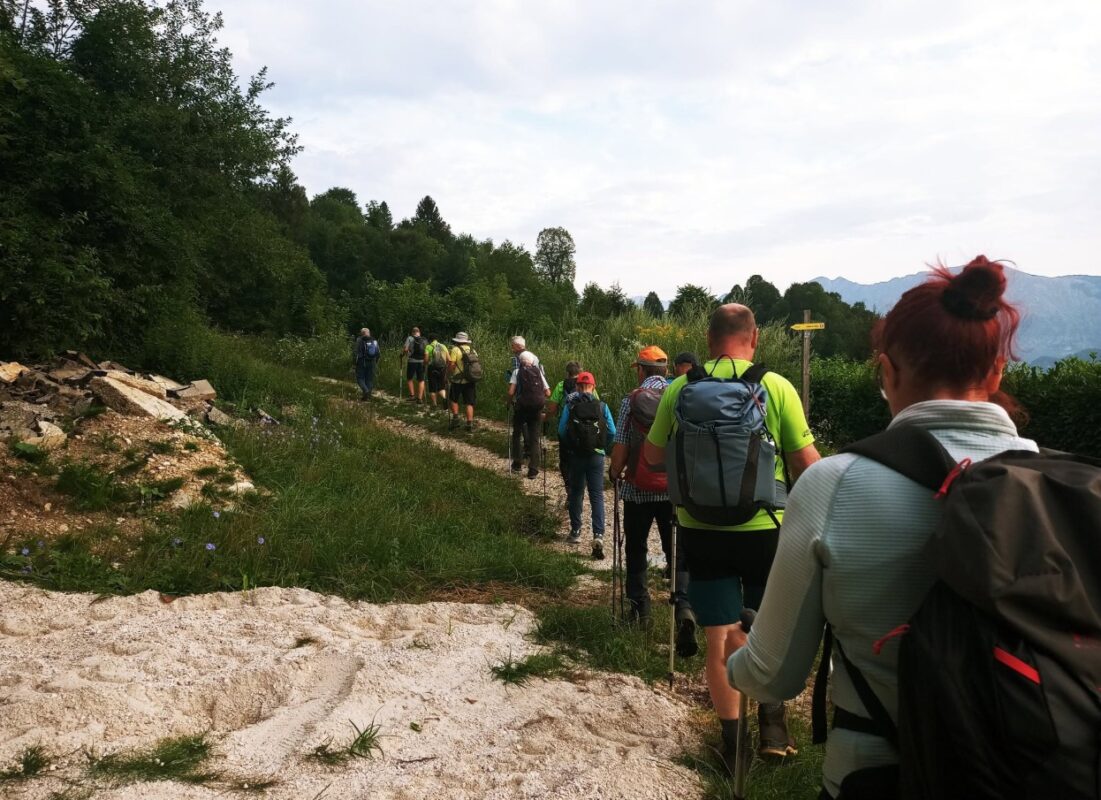 Začetek vzpona. (FOTO: Facebook PD Šempeter, Erika Pevnik)